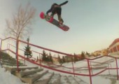 Coole Stunts mit dem Snowboard - Urban Snowboarding
