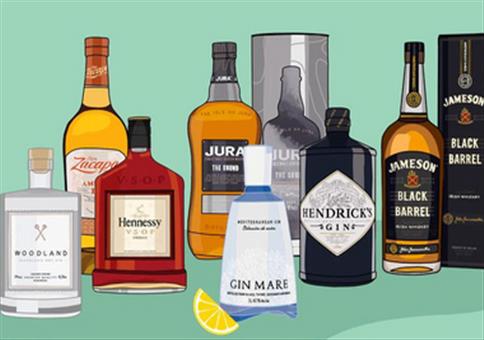 Mix & Match Spirituosen – 2 für 70€ oder 3 für 100€