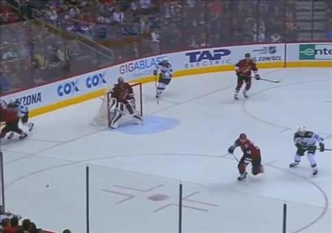 Ungewöhnliche Situation beim Eishockey