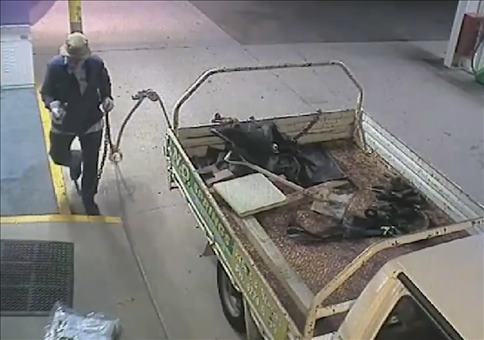 Der Versuch einen Geldautomaten zu klauen