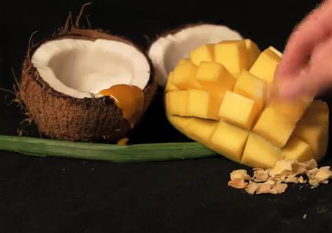 Servierschläge von Lebensmittelverpackungen