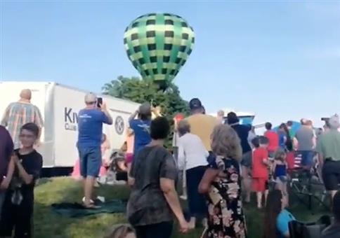 Rüdiger auf wilder Ballonfahrt