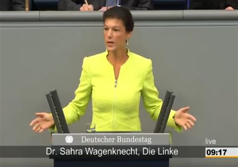 Sahra Wagenknecht zur Privatisierung der Autobahnen
