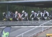 Fehlstart beim BMX Rennen