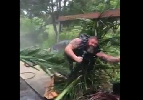 Hurrikan Live Berichterstattung Extrem