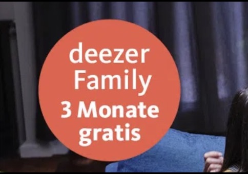 3 Monate Deezer Family GRATIS – bis zu 6 Konten möglich