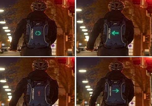 Dieser Rucksack zeigt die Richtung an!