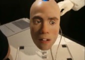 Humanoider Roboterkopf