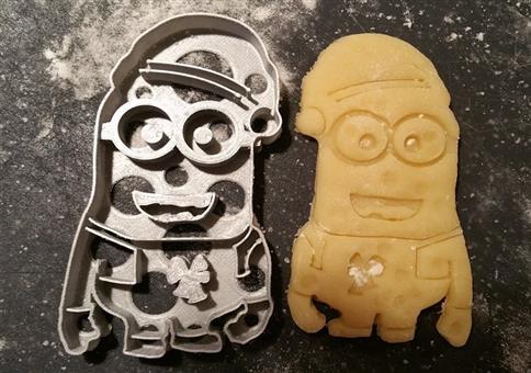 Minion mit Mütze Ausstechform für Kekse!