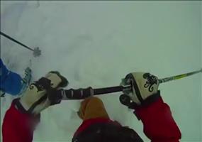 Rettungsaktion nach Lawine