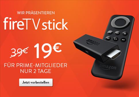 Amazon Fire TV Stick für unglaublich 19 Euro!