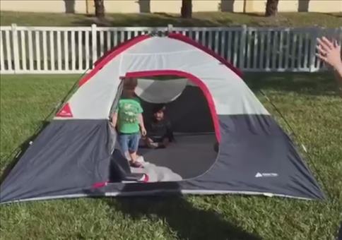 Alle Mann raus aus dem Zelt!