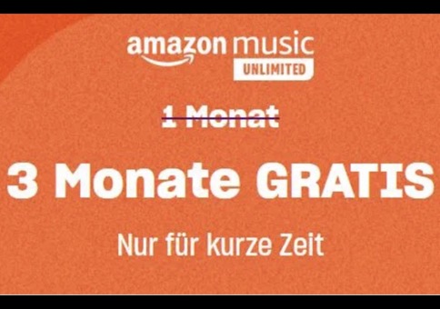🔥 3 Monate Amazon Music Unlimited oder Family inkl. HD GRATIS