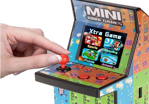 80er Retro Mini Arcade Spielautomat