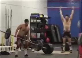 Profis beim Training