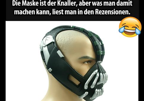 Batman Bane Maske mit Voice Changer