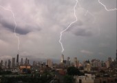 Gewitter über Chicago