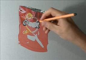 How to: Wir malen eine Tüte Kartoffelchips