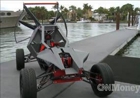 Der Dünenbuggy, der fliegen kann