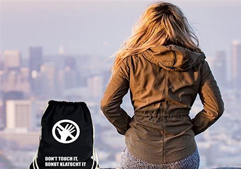 Don’t touch it, sonst klatscht it!