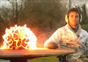 Melonen Explosion mit 2500fps