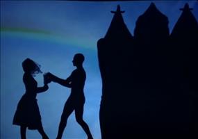 Geniales Schatten-Schauspiel Theater