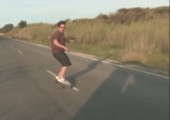 Longboard Fail