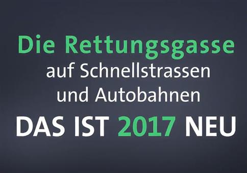 So geht: Rettungsgasse