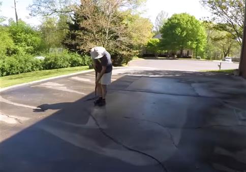 Kunst mit dem Hochdruckreiniger