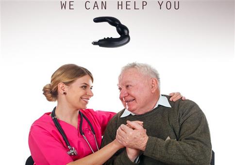 Anal Vibrator mit sehr verstörendem Produktbild