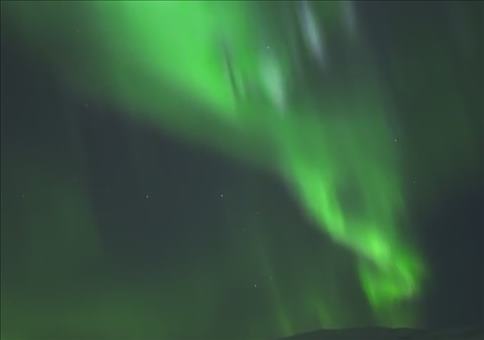 Polarlichter vor der Haustür