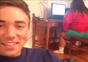 Scaring the shit out of someone!