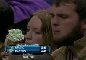 Er will seine Eiscreme nicht teilen