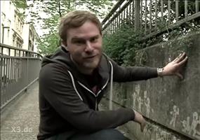 Reverse Graffiti ist in Köln nicht gerne gesehen