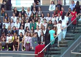 Schönheitsköniginnen im Bundestag