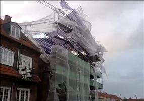 Sturm vs. Baugerüst