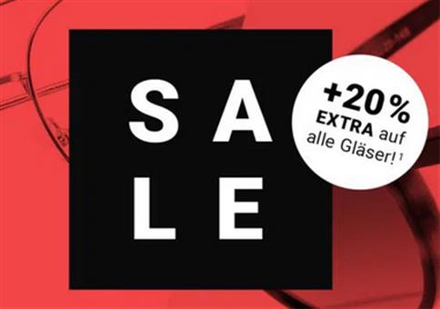 Mister Spex: Bis zu 50% auf Sale + 20% Extra auf alle Gläser