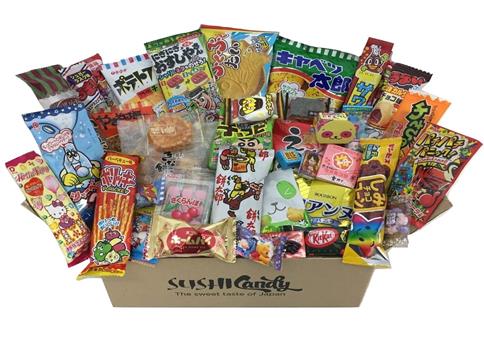 40 japanische Süßigkeiten & Snacks 