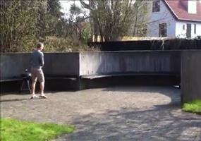 Genialer Frisbee TrickShot