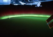 Nordlichter aus der Perspektive der ISS