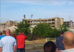 Sehr knappe Sache bei Haussprengung