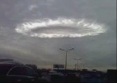Merkwürdige Wolkenformation über Russland