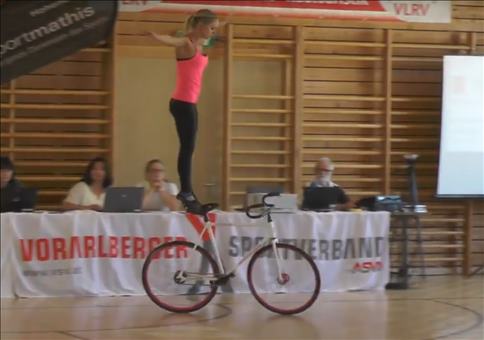 Nicole Frýbortová auf dem Kunstrad