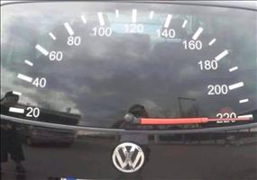 Tacho-Aufkleber für die Heckscheibe