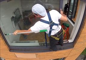 Fensterputzer in New York