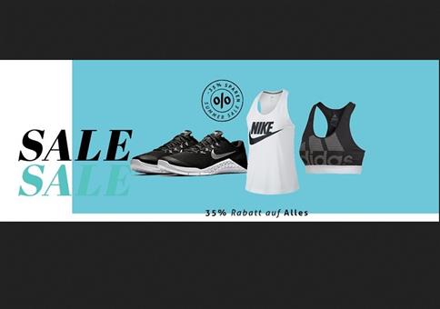 35% auf Bekleidung von adidas, Nike und Co.