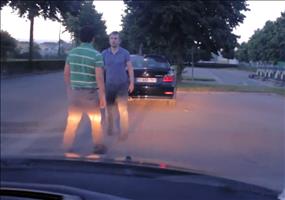 Road Rage in Belgien