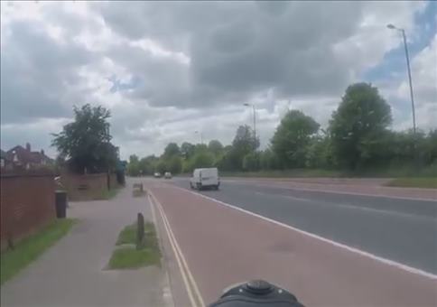 Instant Karma auf dem Fahrrad