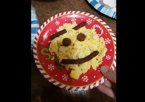 Fröhliches Essen ändert prompt seinen Gemütszustand