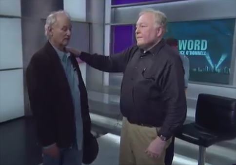 Bill Murray besoffen im Fernsehstudio